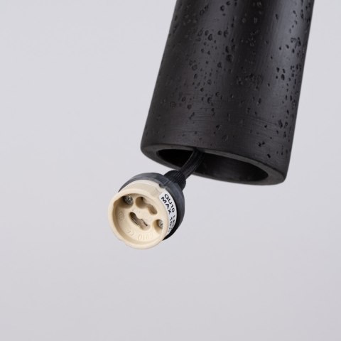 Sollux Lighting Lampa wisząca ELECTRA czarna beton