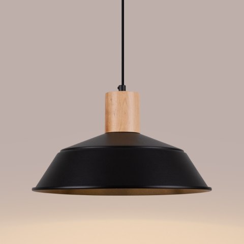 Sollux Lighting Lampa wisząca FANO czarna