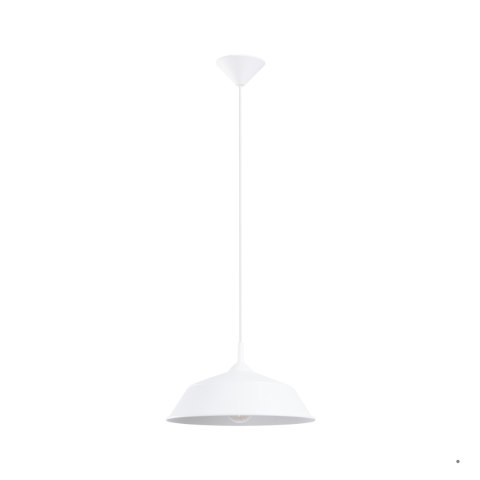 Sollux Lighting Lampa wisząca FRIKA biała