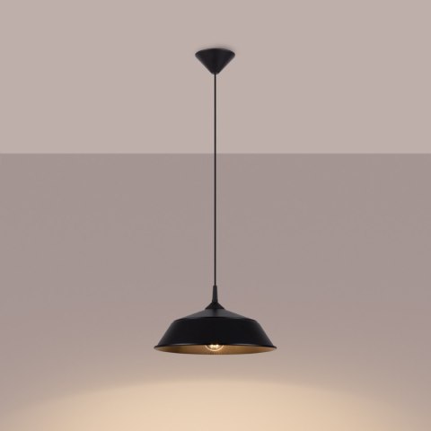 Sollux Lighting Lampa wisząca FRIKA czarna