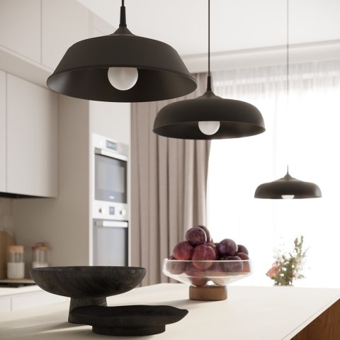 Sollux Lighting Lampa wisząca GINA czarna