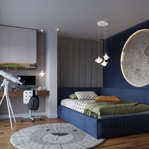 Sollux Lighting Lampa wisząca HYPERION 1 biały