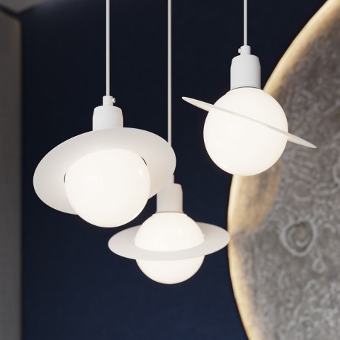 Sollux Lighting Lampa wisząca HYPERION 1 biały