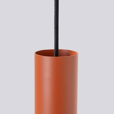 Sollux Lighting Lampa wisząca LAGOS 1 ochra czerwona