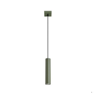 Sollux Lighting Lampa wisząca LAGOS 1 zielona oliwka