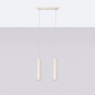 Sollux Lighting Lampa wisząca LAGOS 2 beżowa