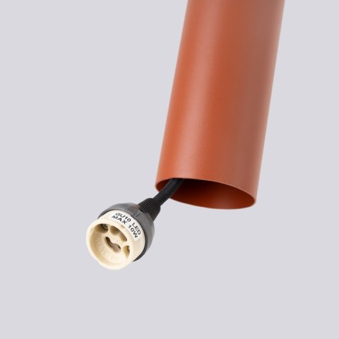 Sollux Lighting Lampa wisząca LAGOS 2 ochra czerwona