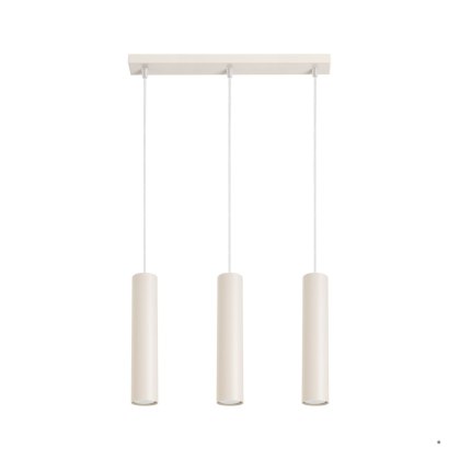 Sollux Lighting Lampa wisząca LAGOS 3L beżowa