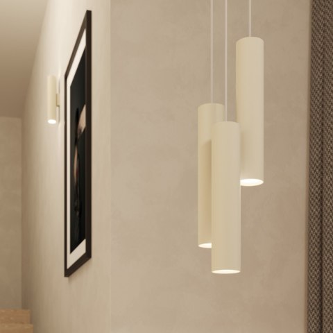Sollux Lighting Lampa wisząca LAGOS 3L beżowa