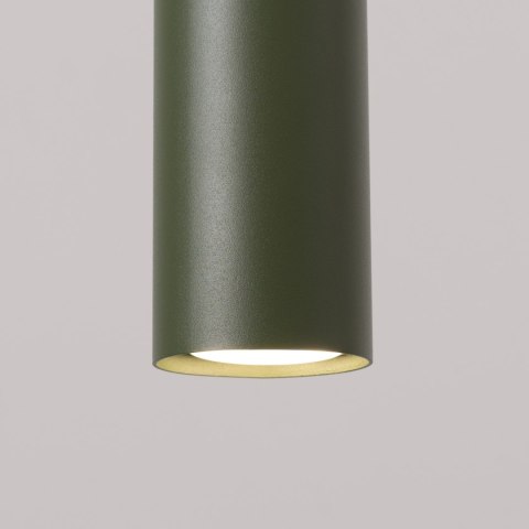 Sollux Lighting Lampa wisząca LAGOS 3L zielona oliwka