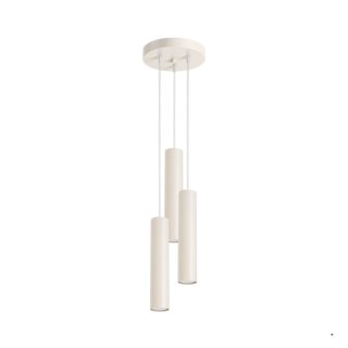 Sollux Lighting Lampa wisząca LAGOS 3P beżowa