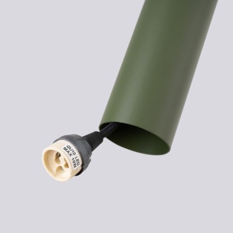 Sollux Lighting Lampa wisząca LAGOS 3P zielona oliwka