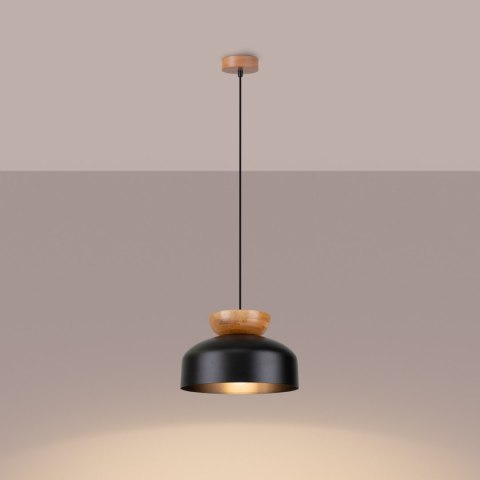 Sollux Lighting Lampa wisząca MARION czarna