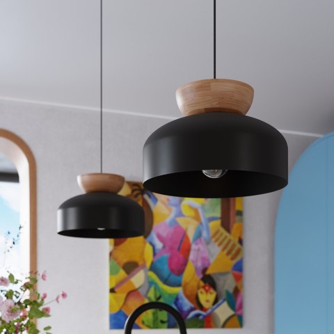 Sollux Lighting Lampa wisząca MARION czarna