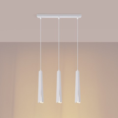 Sollux Lighting Lampa wisząca PRYSM 3L biała