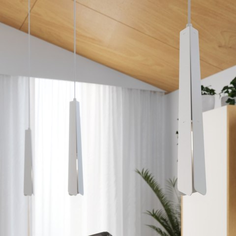 Sollux Lighting Lampa wisząca PRYSM 3P biała