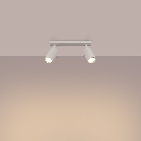 Sollux Lighting Plafon RING 2 beżowy