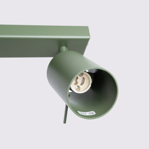 Sollux Lighting Plafon RING 2 zielony oliwkowy