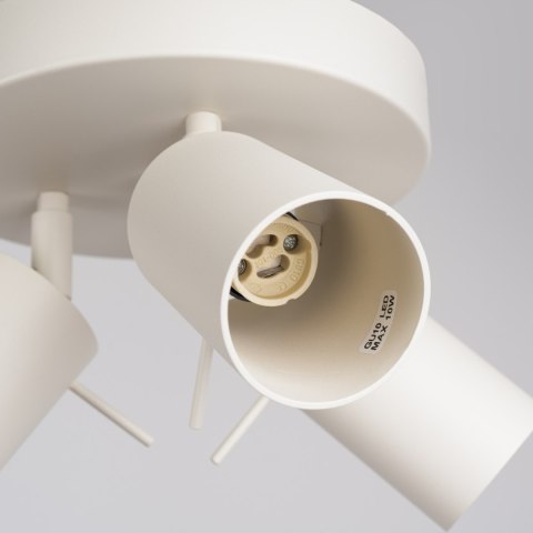 Sollux Lighting Plafon RING 3P beżowy