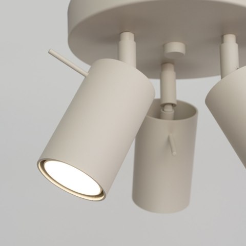 Sollux Lighting Plafon RING 3P beżowy
