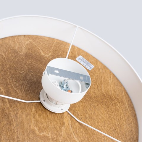 Sollux Lighting Plafon TELESTO biały/jasny brąz