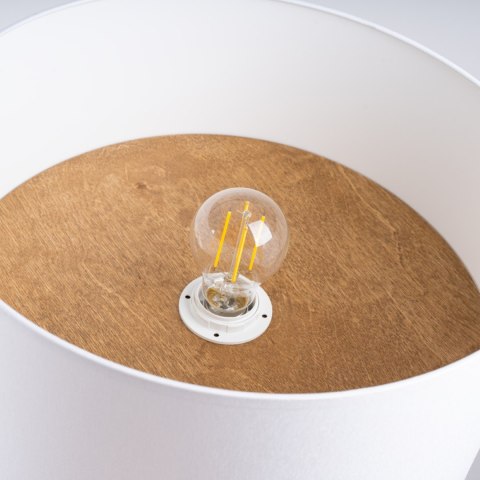 Sollux Lighting Plafon TELESTO biały/jasny brąz