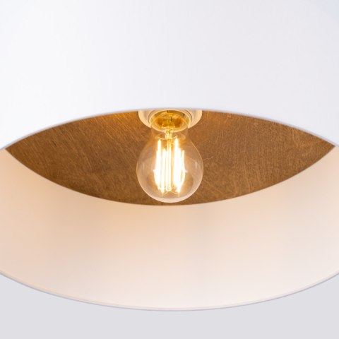 Sollux Lighting Plafon TELESTO biały/jasny brąz