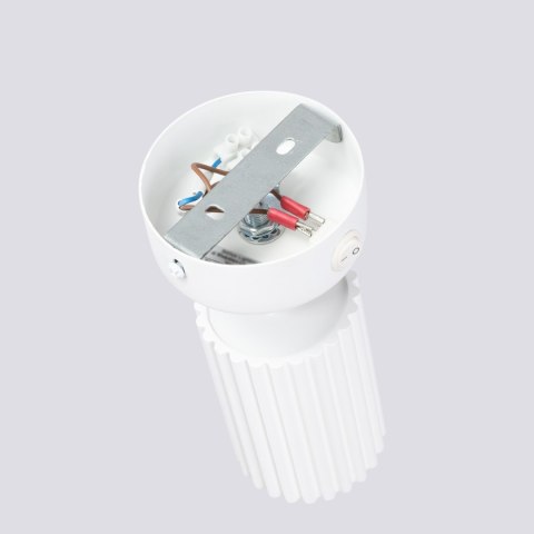 Sollux Lighting Kinkiet KARBON biały z włącznikiem