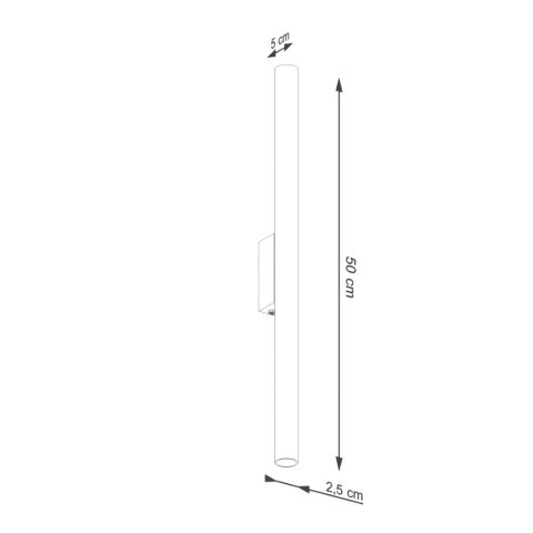 Sollux Lighting Kinkiet PASTELO 2 zielony oliwkowy