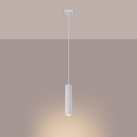 Sollux Lighting Lampa wisząca KARBON 1 biały