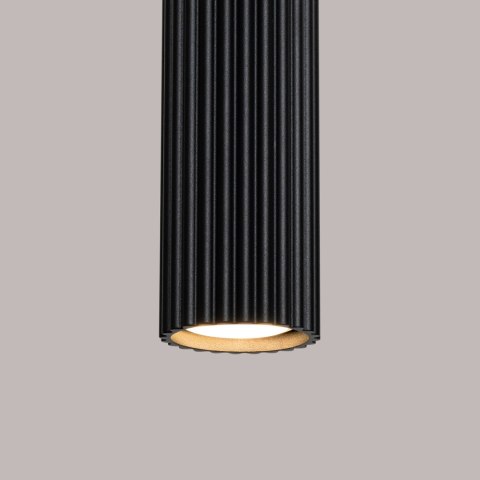 Sollux Lighting Lampa wisząca KARBON 1 czarny