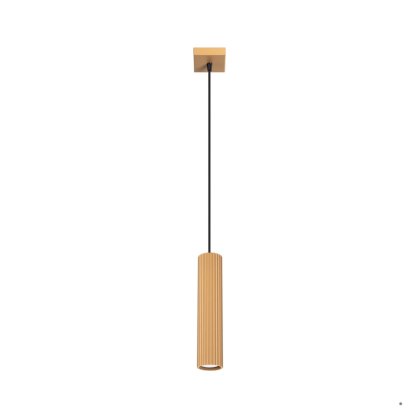 Sollux Lighting Lampa wisząca KARBON 1 złoty