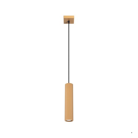 Sollux Lighting Lampa wisząca KARBON 1 złoty