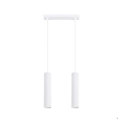 Sollux Lighting Lampa wisząca KARBON 2 biały
