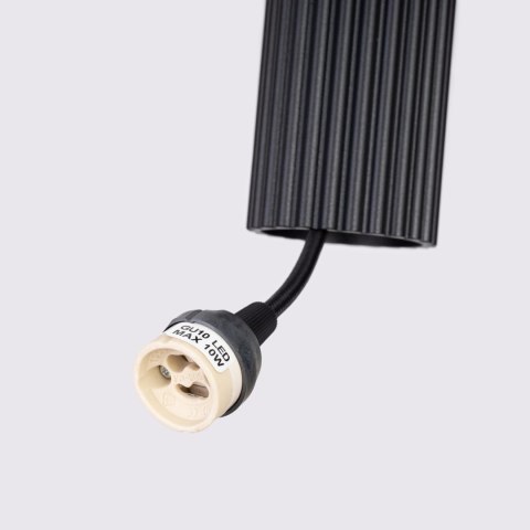 Sollux Lighting Lampa wisząca KARBON 2 czarny