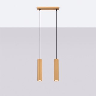 Sollux Lighting Lampa wisząca KARBON 2 złoty