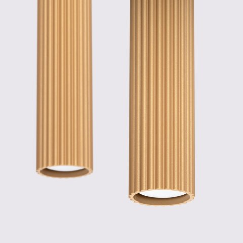 Sollux Lighting Lampa wisząca KARBON 2 złoty