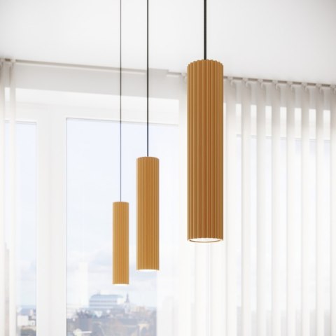 Sollux Lighting Lampa wisząca KARBON 2 złoty