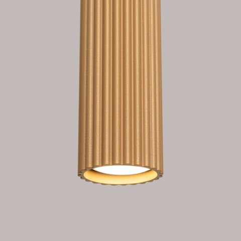 Sollux Lighting Lampa wisząca KARBON 3L złoty