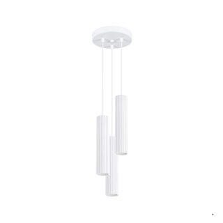 Sollux Lighting Lampa wisząca KARBON 3P biały