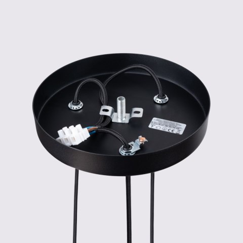 Sollux Lighting Lampa wisząca KARBON 3P czarny
