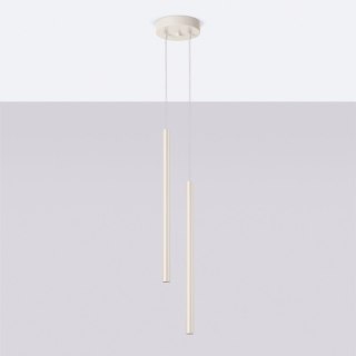 Sollux Lighting Lampa wisząca PASTELO 2 beżowa