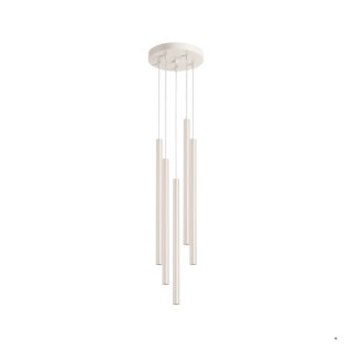 Sollux Lighting Lampa wisząca PASTELO 5P beżowa