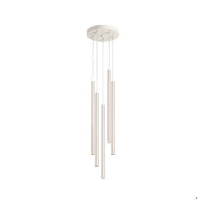 Sollux Lighting Lampa wisząca PASTELO 5P beżowa