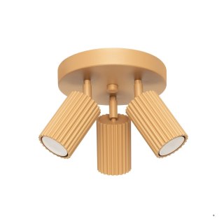 Sollux Lighting Plafon KARBON 3P złoty