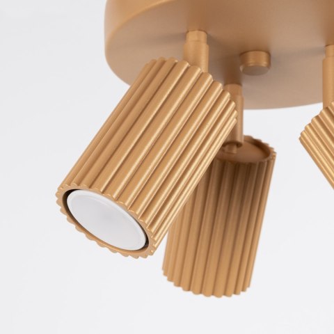 Sollux Lighting Plafon KARBON 3P złoty