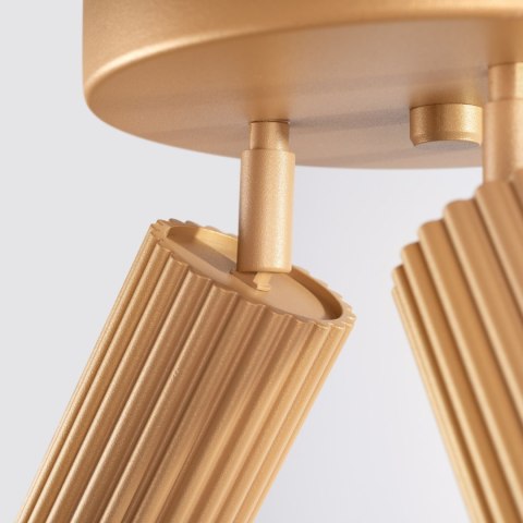 Sollux Lighting Plafon KARBON 3P złoty