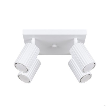 Sollux Lighting Plafon KARBON 4 biały