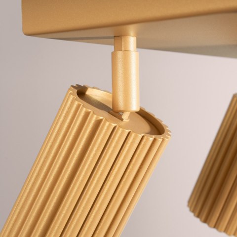 Sollux Lighting Plafon KARBON 4 złoty