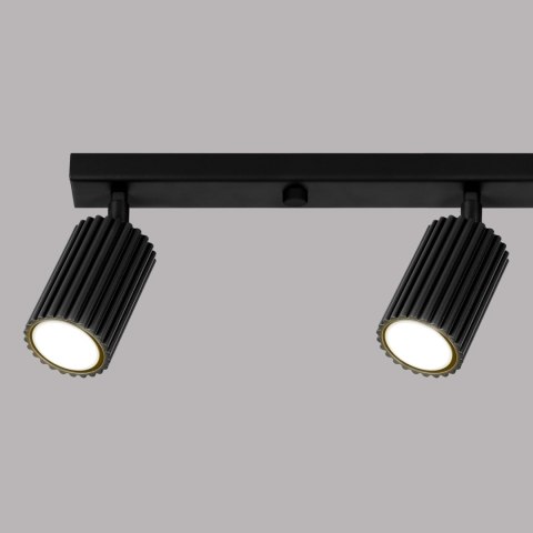 Sollux Lighting Plafon KARBON 4L czarny